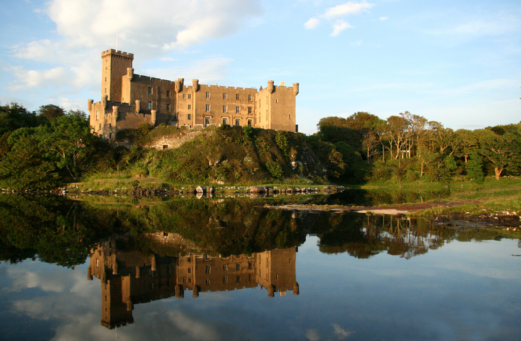 Dunvegan Castle from the loch