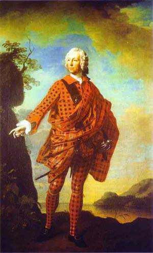 Norman MacLeod, 22nd Chief, by Allan Ramsay; also known as 'The Red Man' or 'the Swagger Portrait'