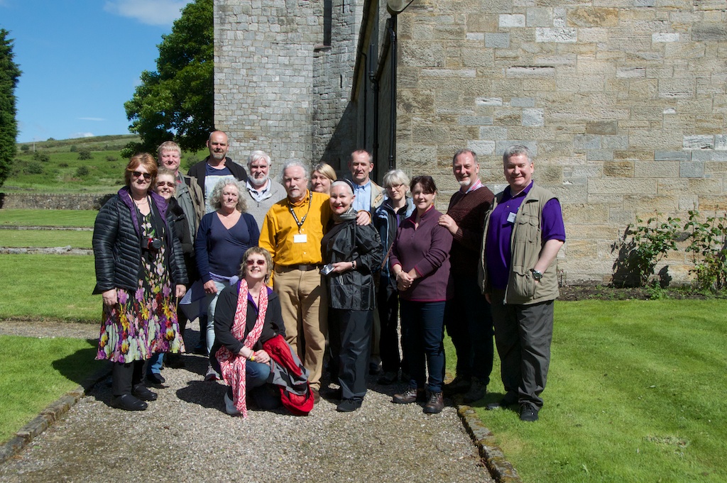 (l to r): Cathy, Christine, Robert, Brian, Christine, Elspeth (seated), Jim, Niall, Amanda, Irene, Tom, Gill, Fiona, Jon, Grahame