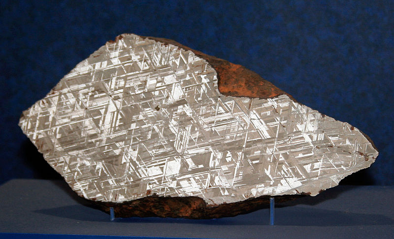 The Alvord meteorite, found in Iowa in 1976; image via Wikimedia
